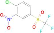 1-Chloro-2-nitro-4-trifluoromethanesulfonyl-benzene