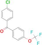 (4-Chloro-phenyl)-(4-trifluoromethoxy-phenyl)-methanone