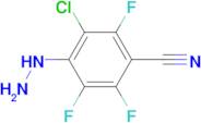 3-Chloro-2,5,6-trifluoro-4-hydrazino-benzonitrile