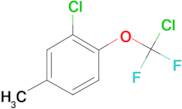 2-Chloro-1-(chloro-difluoro-methoxy)-4-methyl-benzene