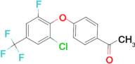 1-[4-(2-Chloro-6-fluoro-4-trifluoromethyl-phenoxy)-phenyl]-ethanone