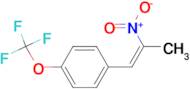 1-(2-Nitro-propenyl)-4-trifluoromethoxy-benzene