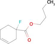 1-Fluoro-cyclohex-3-enecarboxylic acid butyl ester