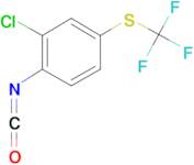 2-Chloro-1-isocyanato-4-trifluoromethylsulfanyl-benzene