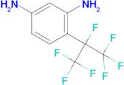 4-(1,2,2,2-Tetrafluoro-1-trifluoromethyl-ethyl)-benzene-1,3-diamine