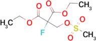 2-Fluoro-2-methanesulfonyloxymethyl-malonic aciddiethyl ester