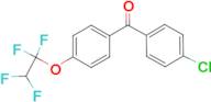 (4-Chloro-phenyl)-[4-(1,1,2,2-tetrafluoro-ethoxy)-phenyl]-methanone