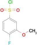 4-Fluoro-3-methoxybenzenesulfonyl chloride