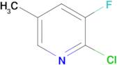 2-Chloro-3-fluoro-5-methyl-pyridine