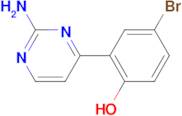 2-(2-Aminopyrimidin-4-yl)-4-bromophenol