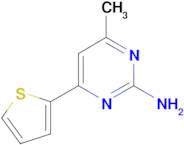 4-Methyl-6-thiophen-2-yl-pyrimidin-2-ylamine