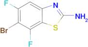 2-Amino-6-bromo-5,7-difluorobenzothiazole