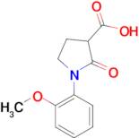 1-(2-Methoxyphenyl)-2-oxopyrrolidine-3-carboxylic acid