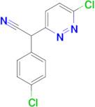 2-(4-Chlorophenyl)-2-(6-chloropyridazin-3-yl)acetonitrile