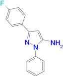 3-(4-Fluorophenyl)-1-phenyl-1H-pyrazol-5-amine