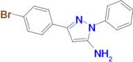3-(4-Bromophenyl)-1-phenyl-1H-pyrazol-5-amine
