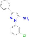 1-(3-Chlorophenyl)-3-phenyl-1H-pyrazol-5-ylamine