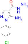 5-Amino-1-(4-chlorophenyl)-1H-pyrazole-4-carbohydrazide