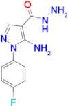 5-Amino-1-(4-fluorophenyl)-1H-pyrazole-4-carbohydrazide