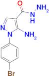 5-Amino-1-(4-bromophenyl)-1H-pyrazole-4-carbohydrazide