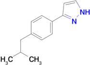 3-(4-Isobutylphenyl)-1H-pyrazole