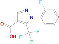 1-(2-Fluorophenyl)-5-(trifluoromethyl)-1H-pyrazole-4-carboxylic acid