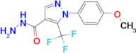 1-(4-Methoxy-phenyl)-5-trifluoromethyl-1H-pyrazole-4-carboxylic acid hydrazide