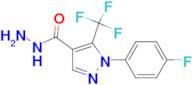 1-(4-Fluoro-phenyl)-5-trifluoromethyl-pyrazole-4-carboxylic acid hydrazide