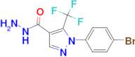 1-(4-Bromophenyl)-5-trifluoromethyl-1H-pyrazole-4-carboxylic acid hydrazide