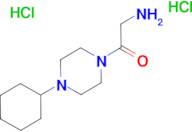 2-Amino-1-(4-cyclohexyl-piperazin-1-yl)-ethanone dihydrochloride