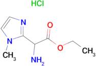 Amino-(1-methyl-1H-imidazol-2-yl)-acetic acid ethyl ester hydrochloride