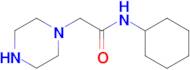 N-Cyclohexyl-2-piperazin-1-yl-acetamide
