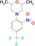 2,6-Dimethyl-4-[2-nitro-4-(trifluoromethyl)phenyl]morpholine