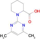 1-(4,6-Dimethylpyrimidin-2-yl)piperidine-2-carboxylic acid