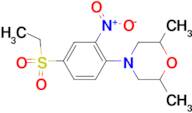 4-[4-(Ethylsulfonyl)-2-nitrophenyl]-2,6-dimethylmorpholine