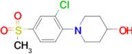 1-[2-Chloro-4-(methylsulfonyl)phenyl]-4-hydroxypiperidine