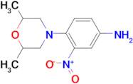 4-(2,6-Dimethylmorpholin-4-yl)-3-nitroaniline