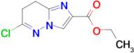 ethyl 6-chloro-7H,8H-imidazo[1,2-b]pyridazine-2-carboxylate