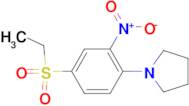 1-[4-(Ethylsulfonyl)-2-nitrophenyl]pyrrolidine