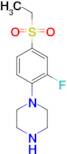 1-[(4-Ethylsulfonyl-2-fluoro)phenyl]piperazine