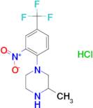 1-[2-Nitro-4-(trifluoromethyl)phenyl]-3-methylpiperazine hydrochloride