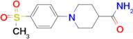 1-[4-(Methylsulfonyl)phenyl]piperidine-4-carboxamide