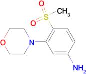 3-(Morpholin-4-yl)-4-(methylsulfonyl)aniline