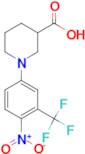 1-([4-Nitro-3-(trifluoromethyl)phenyl]piperidine)-3-carboxylic acid