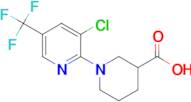 1-[3-Chloro-5-(trifluoromethyl)pyridin-2-yl]-3-piperidinecarboxylic acid