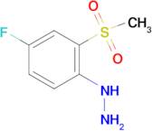 1-[4-Fluoro-2-(methylsulfonyl)phenyl]hydrazine