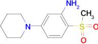 2-Methylsulfonyl-5-(piperidin-1-yl)aniline