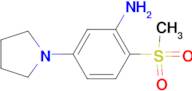 2-Methylsulfonyl-5-(pyrrolidin-1-yl)aniline