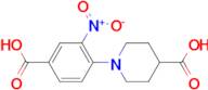 3-Nitro-4-(4-carboxypiperidine)benzoic acid