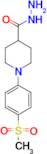 1-[4-(Methylsulfonyl)phenyl]piperidine-4-carbohydrazide